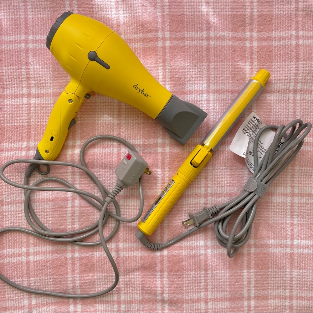 Drybar Baby Buttercup Blow Dryer & 1" Curling Iron